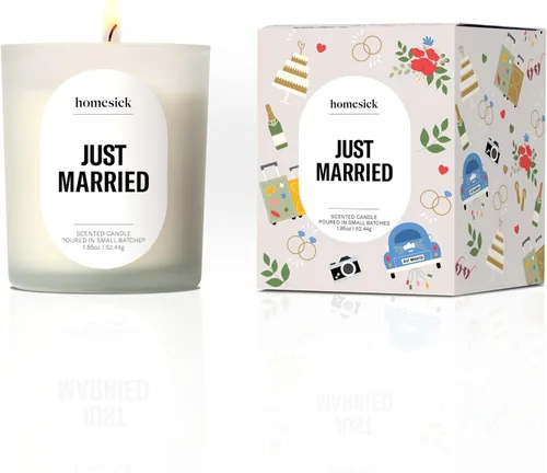 Vista 6 de Velas perfumadas Homesick para el hogar (Fiesta de Cumpleaños) - Velas de regalo en tarro de mezcla de cera de soja natural de larga duración