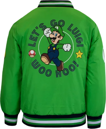 Vista 2 de Nintendo Chaqueta Bomber Super Mario, Chaqueta Bomber Mario y Luigi