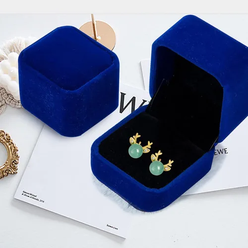 Vista 59 de Jade Earrings Studs,Green Jade Earrings for Women,925 Sterling Silver Earrings Studs for Sensitive Ears,Handmade Jade Earrings for Birthday