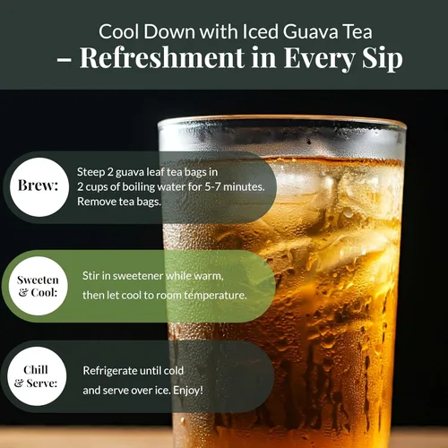 Vista 8 de 75 bolsas de té de hoja de guayaba, hojas de guayaba 100% naturales, té aromático, te de hojas de guayaba, té de hierbas, sin aditivos, sin OMG, sin