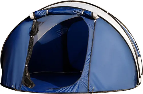 Tienda de campaña instantánea para 4 personas, tienda de campaña instantánea portátil con configuración de 1 minuto, tienda de campaña ligera para
