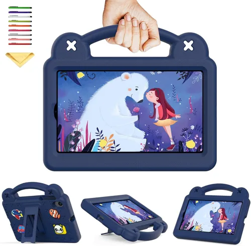 Vista 46 de Funda para tablet Walmart Onn de 7 pulgadas Gen 4 2024 (Modelo: 100135924), UUcovers con soporte de espuma EVA suave, soporte de espuma EVA suave