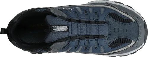Vista 11 de Skechers Afterburn - Tenis deportivos de entrenamiento con espuma viscoelástica para hombre Strike On