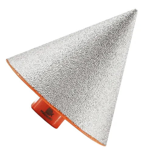 Vista 24 de Broca biseladora de diamante, brocas de diamante de 2 pulgadas (1.969 in) con rosca 5/8-11 para ampliar, pulir y biselar los agujeros exsit