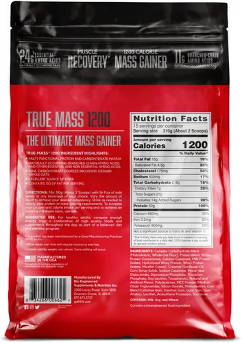 Vista 8 de Suplemento dietario True Mass BSN., 1, 1