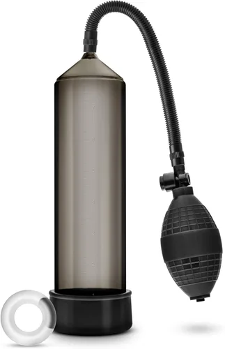 Vista 4 de Blush Performance VX101 Bomba de pene para principiantes de 9 pulgadas, bomba de vacío de mejora con manguito cilíndrico de tubo de silicona suave