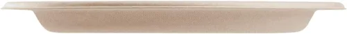 Vista 7 de KARAT EARTH Platos de papel desechables compostables de 9 pulgadas (paquete de 500) 3 compartimentos, fibra moldeada, paquete ecológico a granel