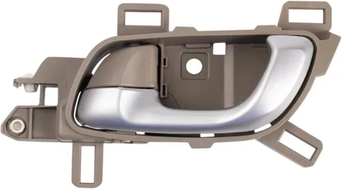Vista 71 de TRQ Manija de puerta interior delantera izquierda cromada y negra para el lado del conductor compatible con Ford F-150 2012-2014