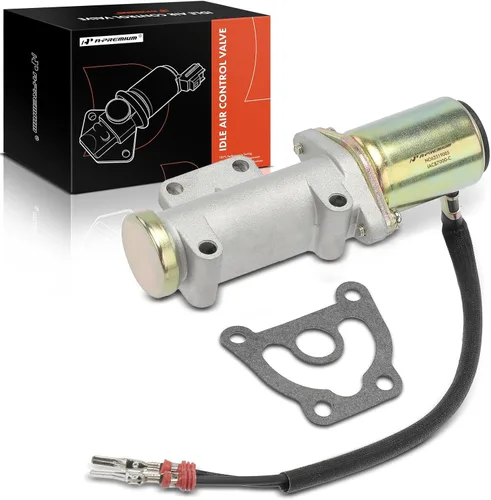 Válvula de control de aire en ralentí de inyección de combustible A-Premium Compatible con Nissan D21 1990-1994, Pickup 1995-1997 2.4L, Reemplazo#