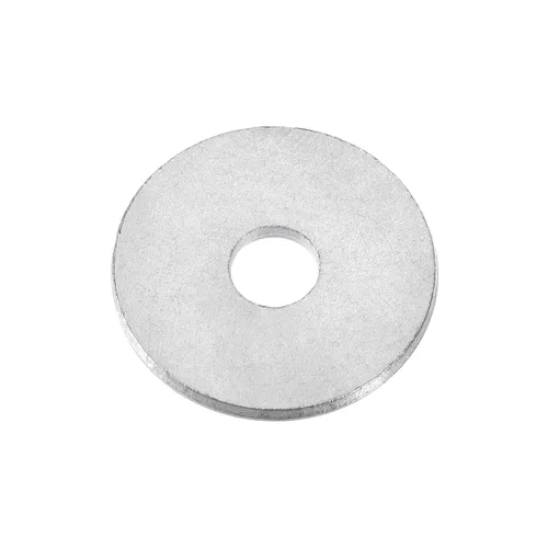 Vista 4 de uxcell 0.236 in x 0.984 in x 0.079 in cinc plateado acero al carbono arandela plana para tornillo tornillo 25pcs