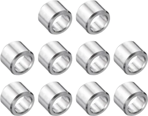 Vista 83 de uxcell 10 piezas de espaciador de acero inoxidable de 1/2 pulgada de diámetro interior x 1 pulgada de diámetro exterior x 1 pulgada de longitud