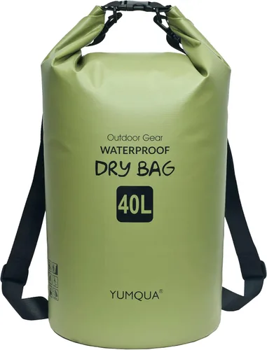 Vista 20 de YUMQUA Bolsas secas impermeables 5L/10L/20L/30L/40L para mujeres y hombres, bolsa seca flotante enrollable bolsa de almacenamiento impermeable