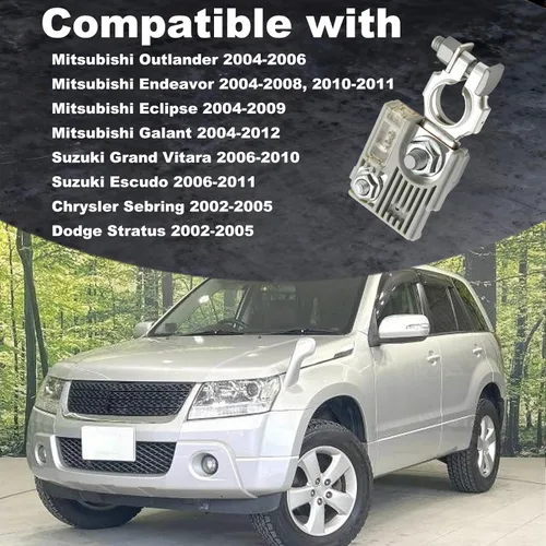 Vista 4 de Fusible de batería de 120 amperios con terminal de batería positivo compatible con Mitsubishi Outlander Endeavor Eclipse Galant Suzuki Grand Vitara