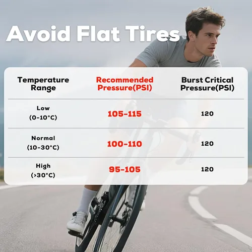 Vista 3 de Tubo interior de repuesto para neumático de bicicleta 700c para bicicleta de carretera de 28 pulgadas, repuesto de caucho butílico resistente