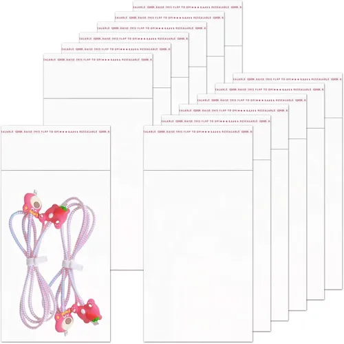 Vista 9 de 1000 bolsas de celofán transparentes de 3 x 3 pulgadas, bolsas de sellado cuadradas resellables para panadería, galletas, dulces, tarjetas de jabón