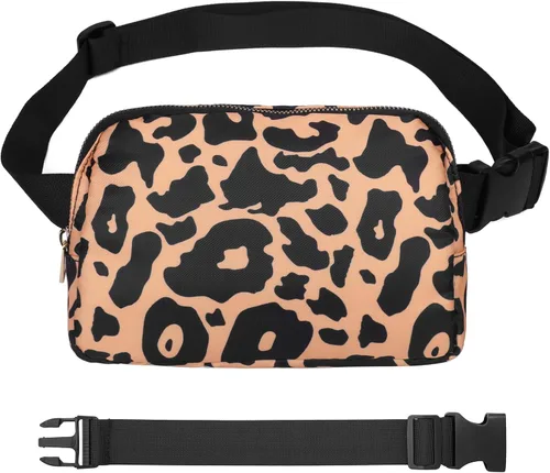 Vista 63 de VOROLO Riñonera para mujeres y hombres, bolsa cruzada, bolsa de cinturón con correa ajustable, Magenta, Talla única