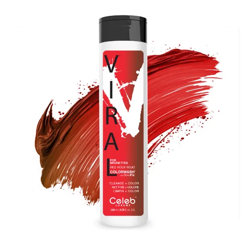 Vista 19 de Celeb Luxury Colorwash Color Depositing Shampoo - Color Refresher, Vegan Hair Dye, Bondfix Bond Rebuilder, Viral and Gem Lites