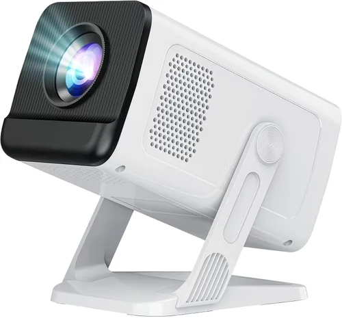 Vista 16 de Mini proyector para dormitorio con WiFi y Bluetooth bidireccional 1080P 4K soporte inteligente Android 11 OS Keystone automático compatible