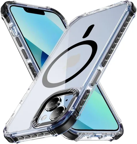 Vista 52 de DEERLAMN Funda Magnética Fuerte para iPhone Air 6.5 Pulgadas, [Compatible con Magsafe] [Protección contra caídas de grado militar] Funda protectora