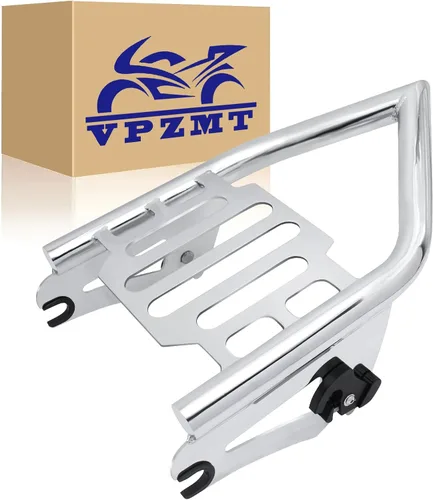 Vista 10 de Portaequipajes de montaje desmontables para modelos Harley Davidson Touring Street Glide/Electra Glide/Road King/Road Glide (negro)