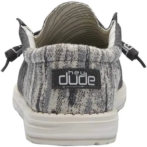 Vista 5 de Hey Dude - Mocasines tejidos Wally para hombre, Azul carbón, 9