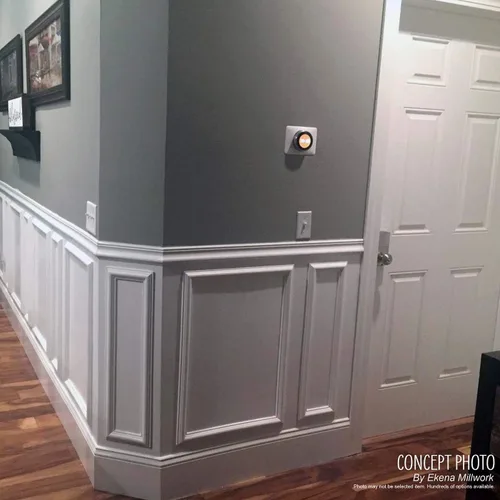 Vista 15 de Ekena Millwork - Ashford Panel de pared moldeado festoneado, PNL20X24AS-02-CASE-12