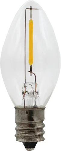 Vista 6 de Creative Hobbies® Cable de lámpara de repuesto de una sola luz para casa de pueblo de Navidad, incluye bombilla LED, 1 paquete