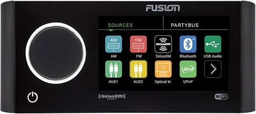 Vista 2 de Fusion MS-RA770 Apollo Sistema de entretenimiento marino con pantalla táctil con control remoto inalámbrico, color blanco