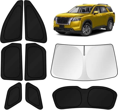 Vista 52 de KUST Parasol para parabrisas para Volkswagen VW Taos 2022-2025 2026, accesorios para ventana, protector de visera solar, plegable, bloquea los rayos