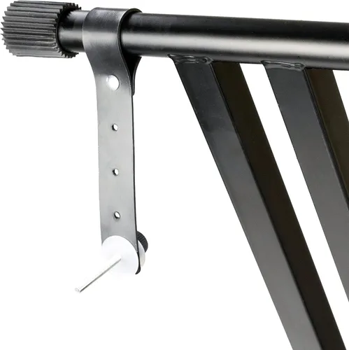 Vista 5 de RockJam Soporte de teclado de marco X ajustable RJX29 con correas