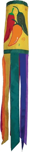 Vista 8 de In the Breeze 5136 Kokopelli Atardecer 40 pulgadas Windsock-Outdoor Southwest Decoración