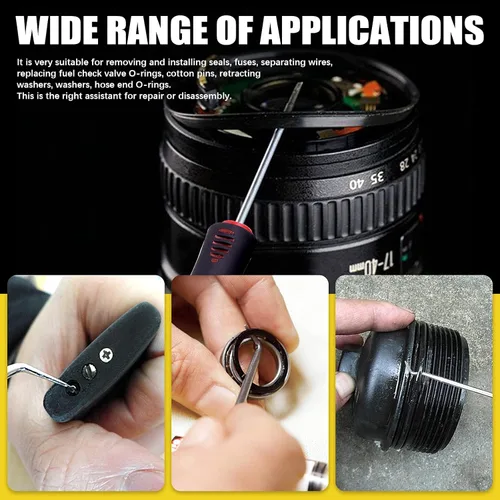 Vista 7 de Juego de herramientas de gancho de alta resistencia, acero aleado, asas ergonómicas, ganchos de almacenamiento para mantenimiento automotriz