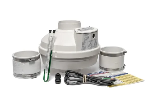 Vista 12 de Festa AMG Eagle ventilador de radón – Kit de instalación de 3 pulgadas - Ventiladores en línea de mitigación de radón silenciosos y energéticamente
