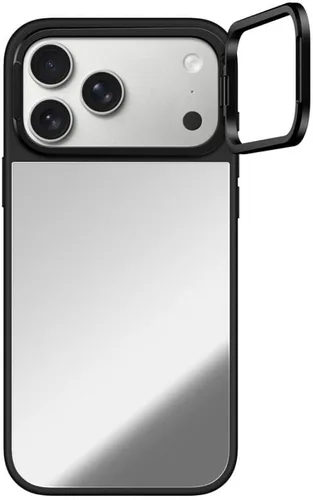 Vista 9 de CASETiFY Funda de espejo para iPhone Air [Reflejante/Compatible con Magsafe / Protección contra caídas de 4.9 pies de grado militar 1X] - Negro