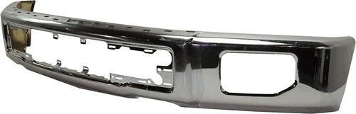 Vista 3 de Garage-Pro Parachoques compatible con Ford F-150 2015-2017 para modelos sin agujeros de cubierta lateral cromado delantero FO1002422