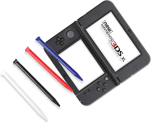 Vista 2 de Bolígrafo 3DS XL, lápiz capacitivo de repuesto compatible con Nintendo New 3DS XL, 4 en 1 Combo Touch Styli, multicolor para el nuevo 3DS XL