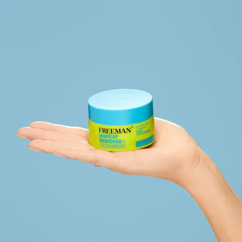 Vista 9 de Freeman Removedor de maquillaje + bálsamo limpiador, bálsamo removedor de maquillaje hidratante y nutritivo, aceite de coco y vitamina E, elimina