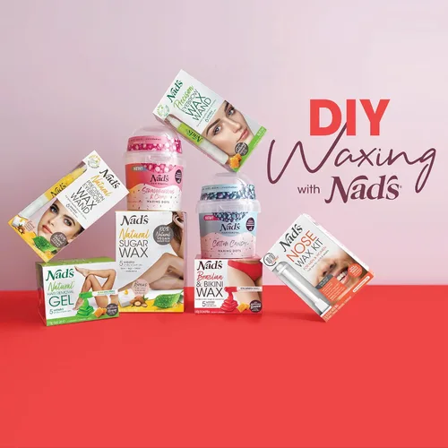 Vista 6 de Cera depilatoria para línea de bikini Nad's, 4.9 onzas, paquete de de 1