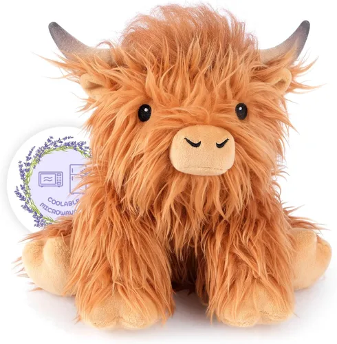 Vista 15 de SuzziPals Capibara de Peluche Calentable y Enfriable, Peluches de Almohadilla de Calentamiento para Microondas para Relajación y Alivio, Juguetes