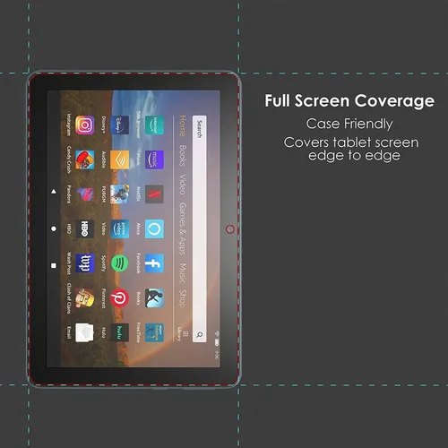 Vista 7 de Protector de pantalla de vidrio templado para tablet de 7 pulgadas, paquete de 2 (7 niños)
