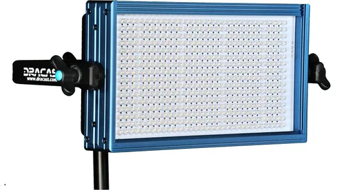 Vista 3 de Dracast Pro Series LED500 - Luz de video LED de 5600 K de luz diurna Regulable 0% - 100% CRI y TLCI 96+ Placa de batería de montaje en V
