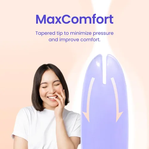 Vista 3 de Aplicador de supositorio vaginal y rectal cónico VWELL MaxComfort se ajusta a la mayoría de las cápsulas, tabletas, píldoras, geles y cremas