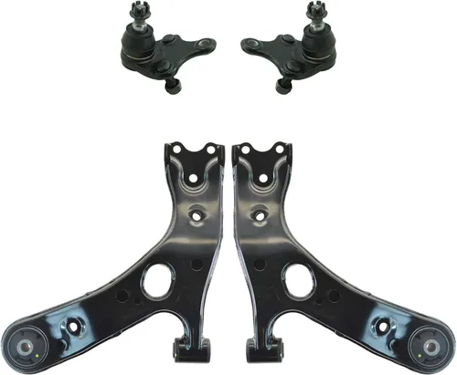 Vista 101 de TRQ Brazo de control superior e inferior del lado del conductor y del pasajero con juego de rótulas compatible con Chevrolet GMC 89-02