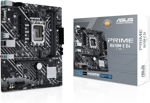 Vista 8 de ASUS PRO H610M-CT2 D4-CSM Placa base empresarial Intel® H610 (LGA 1700) Micro-ATX (mATX) H610 con mayor seguridad, fiabilidad, capacidad