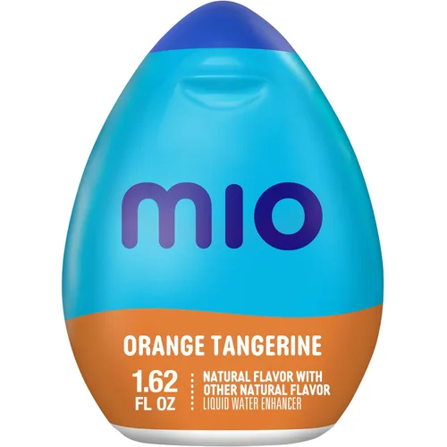Vista 4 de Mio El paquete variado de mejora del agua incluye 3 naranja mandarina y 3 mango melocotón de 1.62 onzas líquidas cada uno (paquete de 6)