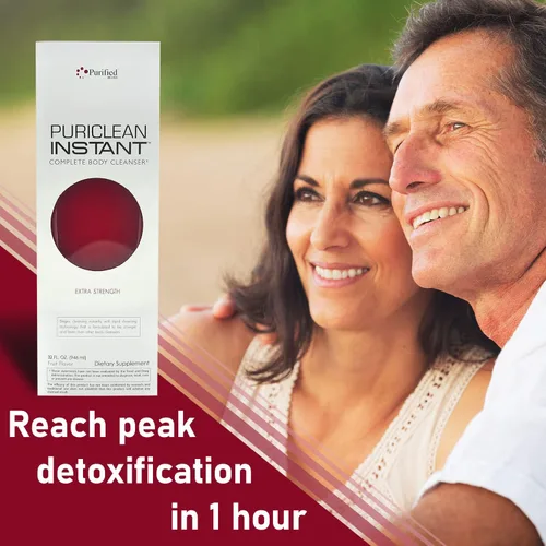 Vista 4 de Wellgenix Puriclean Limpiador corporal instantáneo completo, ponche de frutas de 32 onzas líquidas, bebida desintoxicante de limpieza a base
