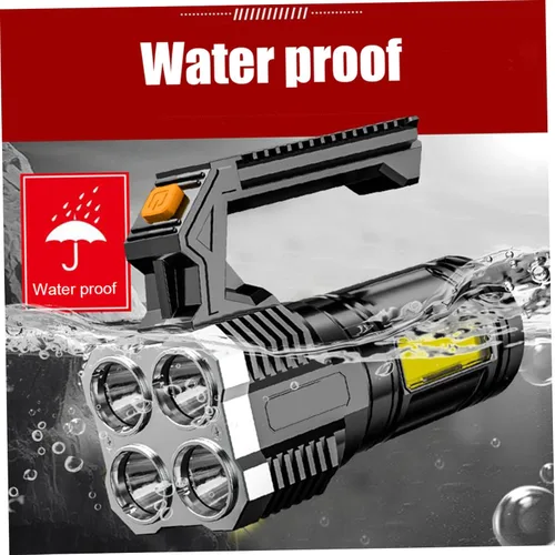 Vista 6 de Torches LED Super Bright LED Torch Rechargeable Super Bright Torch Searchlight Camping Tent Lighting Equipment Outdoor Night Emergency Light