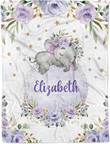 Vista 18 de Arteaga Manta de conejo personalizada para niñas, manta de bebé personalizada para recién nacidos, tamaño King