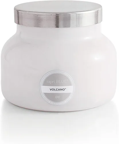 Vista 20 de Capri Blue Volcano Velas perfumadas – Velas en tarro de cristal de lujo para el hogar perfumadas con frutas tropicales y cítricos azucarados, mezcla