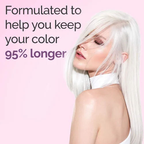 Vista 4 de Framesi Color Lover Dynamic Blonde Purple Champú y acondicionador Set, 16.9 fl oz